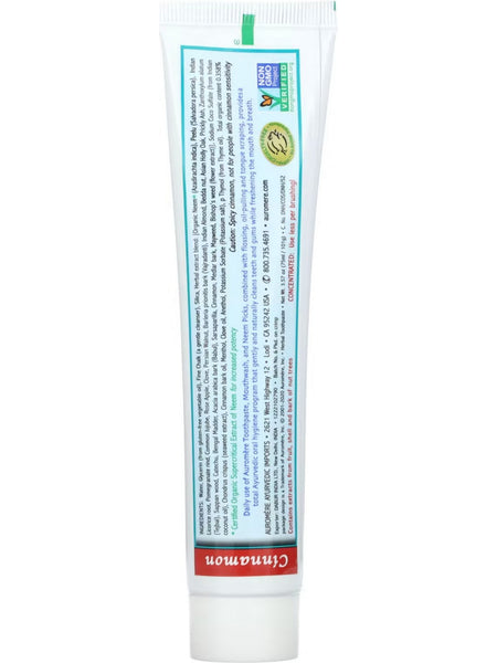 Auromere, Cinnamon Ayurvedic Toothpaste, 3.57 oz