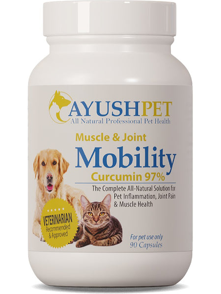 Ayush Herbs, Pet Curcumin 97%, 90 vcaps