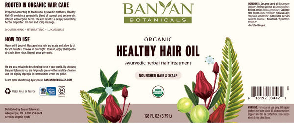 Banyan Botanicals, Healthy Hair Oil, 128 fl oz