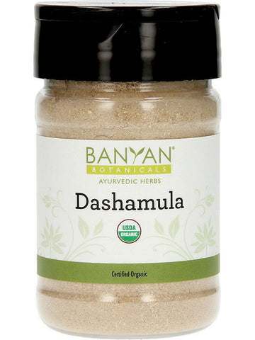 Banyan Botanicals, Dashamula Powder, spice jar