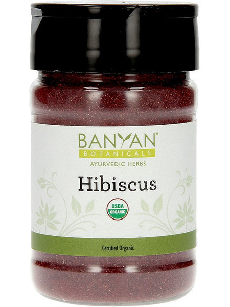 Banyan Botanicals, Hibiscus Powder, spice jar