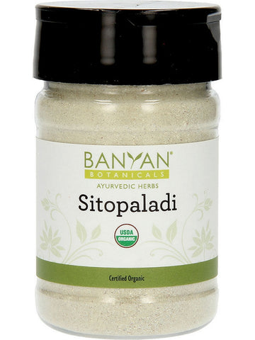 Banyan Botanicals, Sitopaladi Powder, spice jar