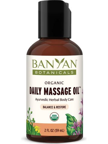 Banyan Botanicals, Daily Massage Oil, Organic, 2 fl oz