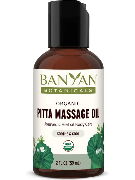 Banyan Botanicals, Pitta Massage Oil, Organic, 2 fl oz