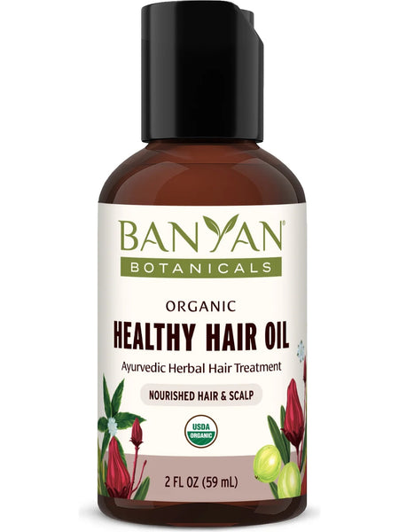 Banyan Botanicals, Healthy Hair Oil, Organic, 2 fl oz