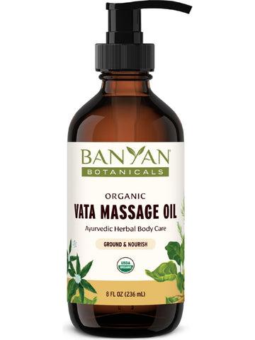 Banyan Botanicals, Vata Massage Oil, Organic, 8 fl oz