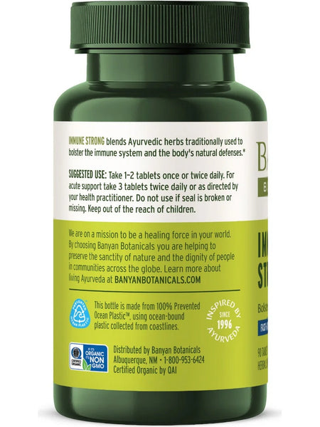 Banyan Botanicals, Immune Strong, 90 ct