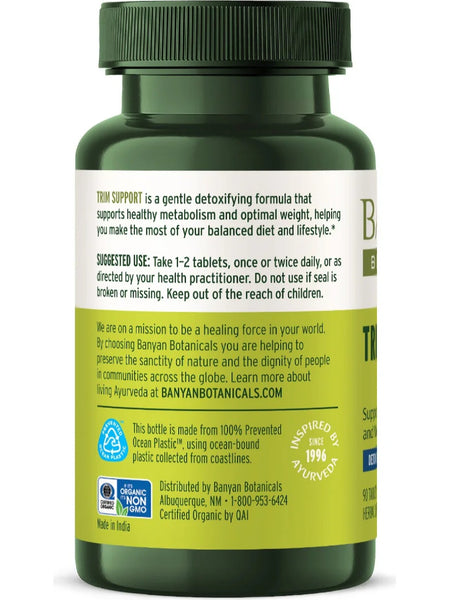 Banyan Botanicals, Trim Support, 90 ct