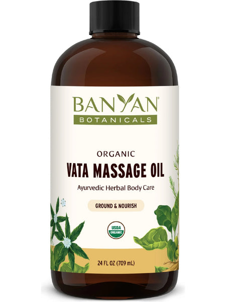 Banyan Botanicals, Vata Massage Oil, Organic, 24 fl oz