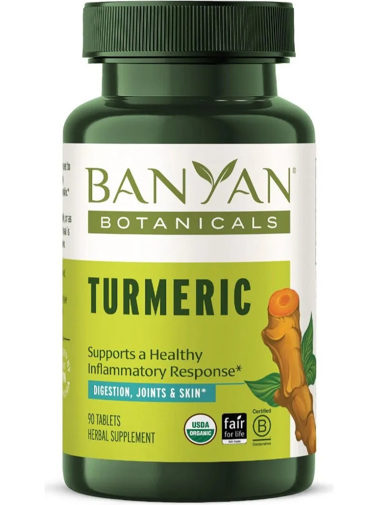 Turmeric, 90 tabs, Banyan Botanicals