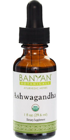 Ashwagandha, Liquid Extract, 1 fl oz, Banyan Botanicals