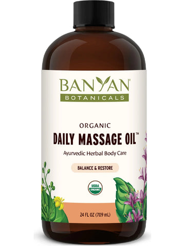 Banyan Botanicals, Daily Massage Oil, 24 fl oz