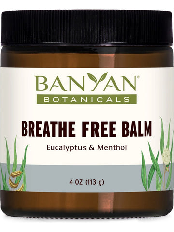 Banyan Botanicals, Breathe Free Balm, 4 oz