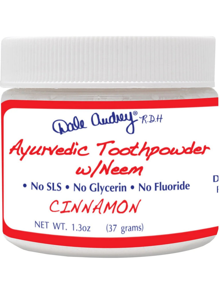 Dale Audrey, Ayurvedic Toothpowder, Cinnamon with Neem, 1.13 oz