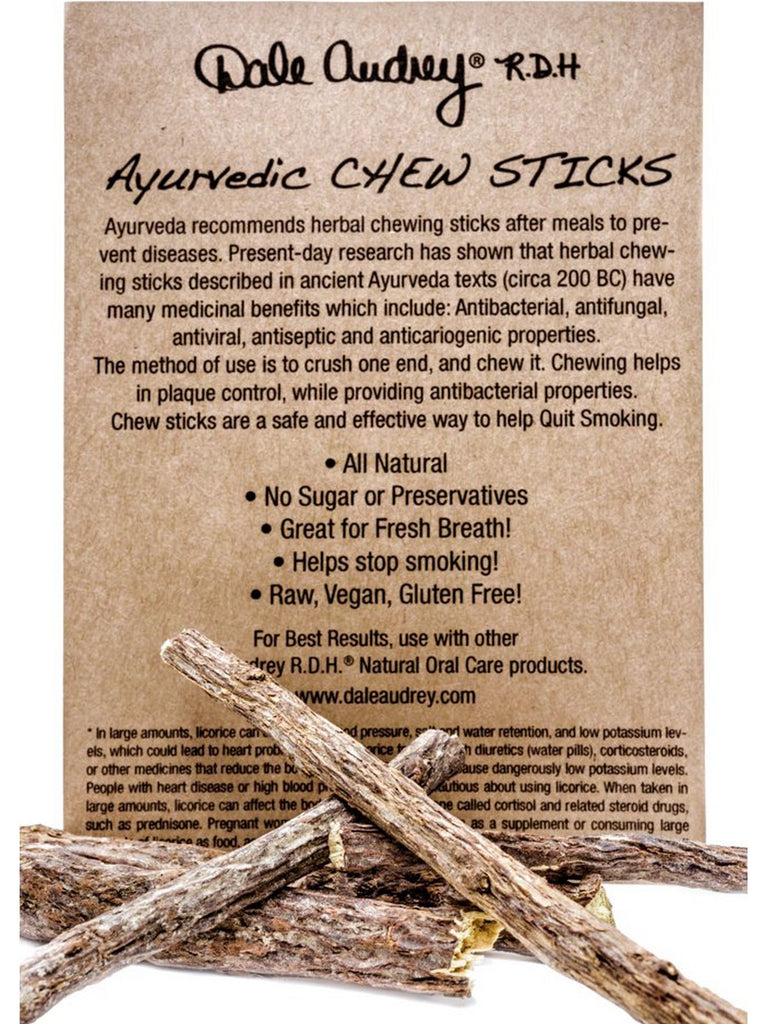 Dale Audrey, Chew Sticks with Neem, 1.12 oz