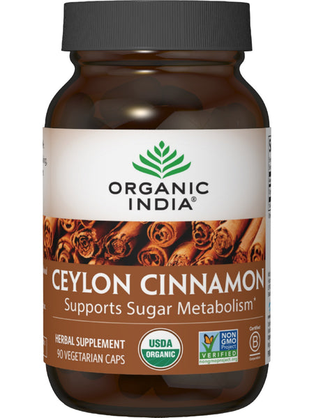 Organic India, Cinnamon, 90 caps