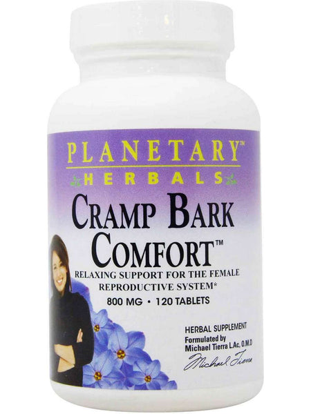 Planetary Herbals, Cramp Bark Comfort™ 800 mg, 120 Tablets