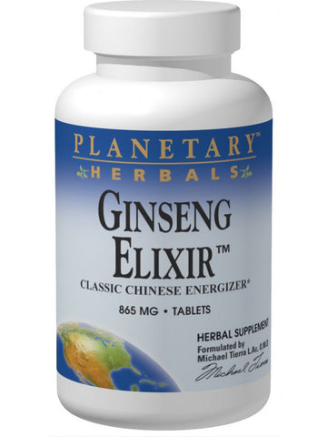 Planetary Herbals, Ginseng Elixir™ 844 mg, 60 Tablets