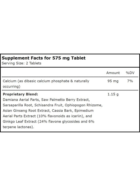 Planetary Herbals, Damiana Male Potential™ 575 mg, 45 Tablets