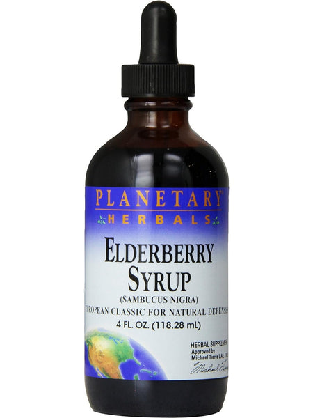 Planetary Herbals, Elderberry Syrup, 4 oz