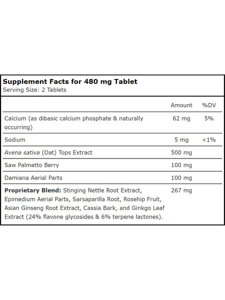 Planetary Herbals, Avena Sativa Oat Complex™ for Men 480 mg, 200 Tablets