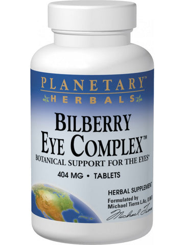 Planetary Herbals, Bilberry Eye Complex™ 404 mg, 30 Tablets