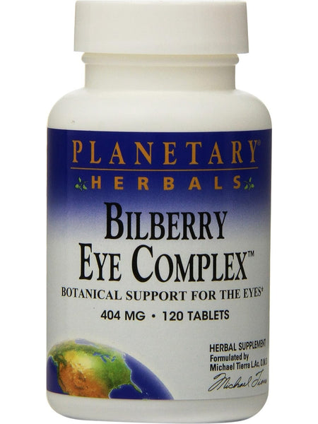 Planetary Herbals, Bilberry Eye Complex, 120 ct