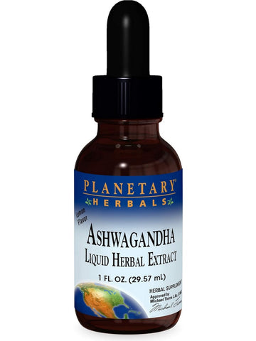 Planetary Herbals, Ashwagandha (Winter Cherry) Lemon, 1 fl oz