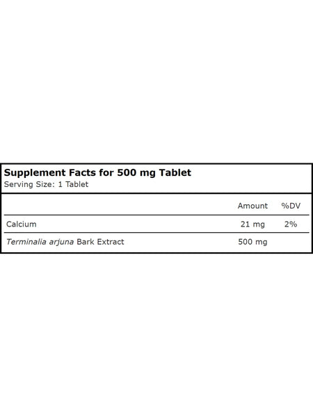 Planetary Herbals, Arjuna, Full Spectrum™ 500 mg, 60 Tablets