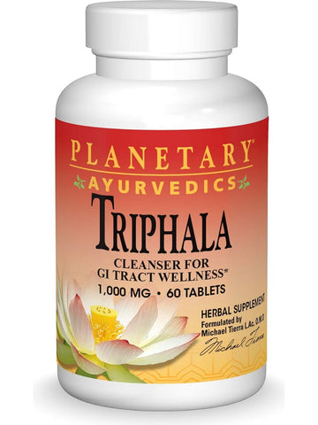 Planetary Ayurvedics, Triphala 1000mg, 60 ct