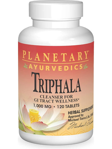 Planetary Ayurvedics, Triphala 1000mg, 120 ct