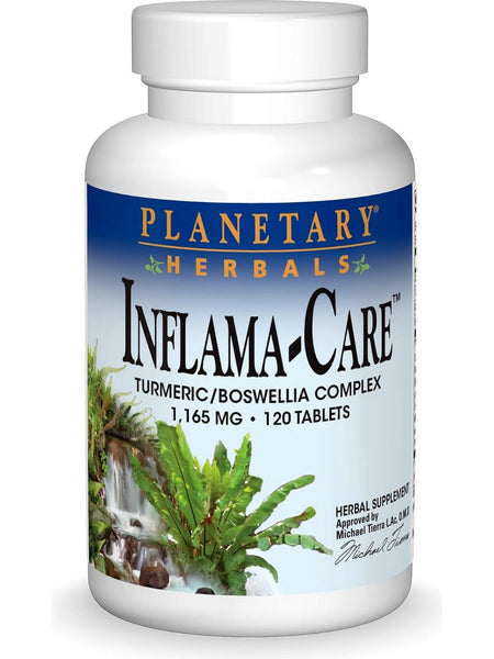 Planetary Herbals - Inflama Care - 120 ct