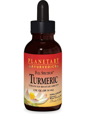 Planetary Ayurvedics, Turmeric liquid Full Spectrum Ayurvedic, 2 oz liquid