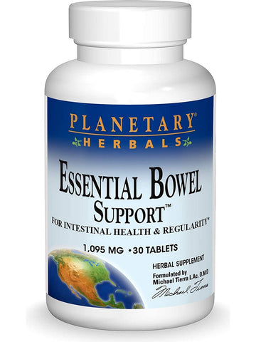 Planetary Herbals, Essential Bowel Support™ 1095 mg, 30 Tablets