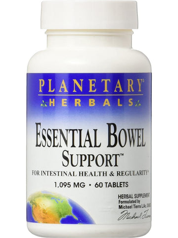 Planetary Herbals, Essential Bowel Support™ 1095 mg, 60 Tablets