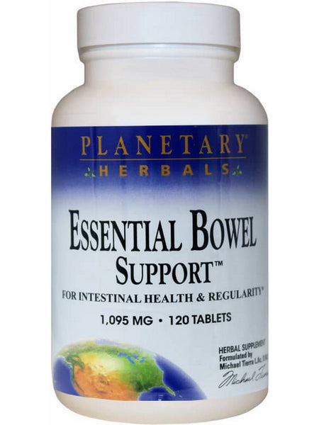 Planetary Herbals, Essential Bowel Support™ 1095 mg, 120 Tablets