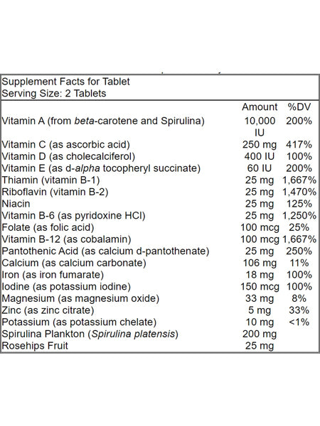 Source Naturals, Spirulina Multiple™, 100 tablets