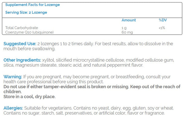 Source Naturals, Coenzyme Q10, 30 mg, 60 Lozenges