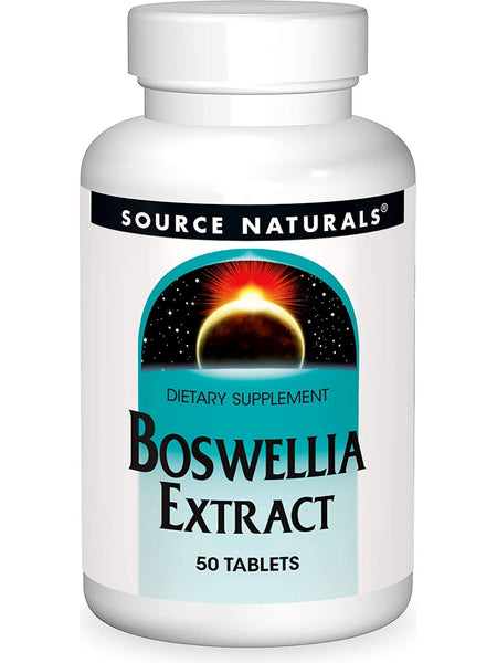 Source Naturals, Boswellia Extract, 50 tablets