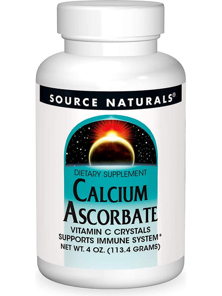 Source Naturals, Calcium Ascorbate, Vitamin C Crystals, 4 oz