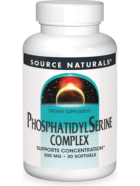 Source Naturals, Phosphatidyl Serine Complex (Stabilized) 500 mg, 30 softgels