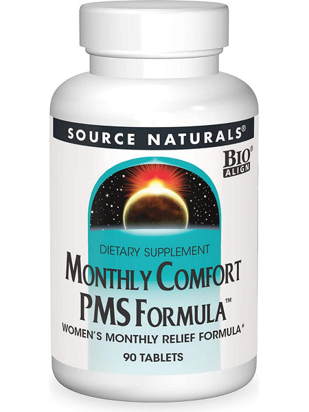 Source Naturals, Monthly Comfort™ PMS Formula, 90 tablets