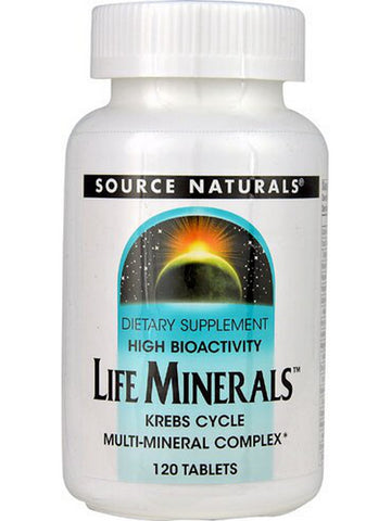 Source Naturals, Life Minerals™ High Bioactivity, Krebs Cycle Multi-Mineral Complex, 120 tablets