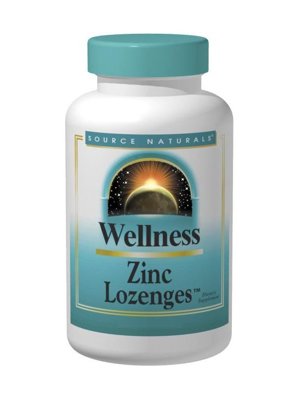 Source Naturals, Wellness Zinc Lozenges, 23mg, 60 ct