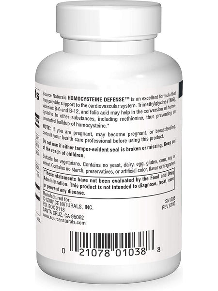 Source Naturals, Homocysteine Defense™, 60 tablets