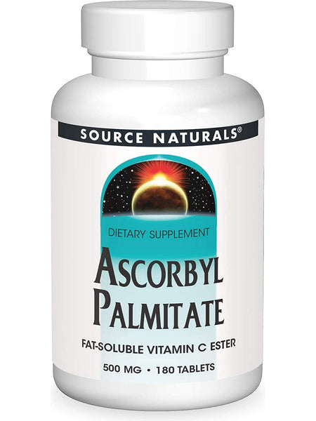 Source Naturals, Ascorbyl Palmitate 500 mg, 180 tablets