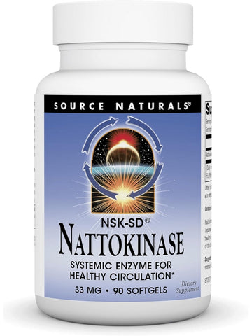 Source Naturals, Nattokinase, 33mg, 90 softgels