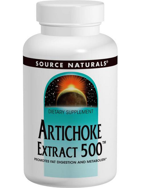 Source Naturals, Artichoke Extract 500™ 500 mg, 45 tablets