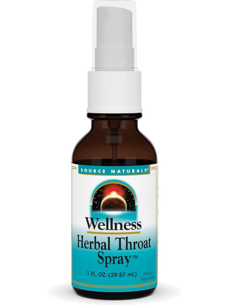 Source Naturals, Wellness Herbal Throat Spray, 2 oz