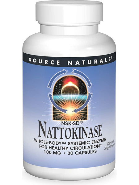 Source Naturals, Nattokinase (NSK-SD™) 100 mg, 30 capsules